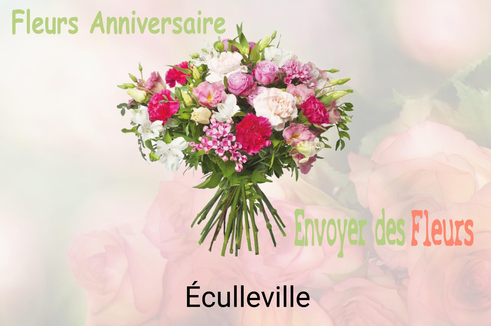 Bouquet de fleurs d’anniversaire livré à Éculleville